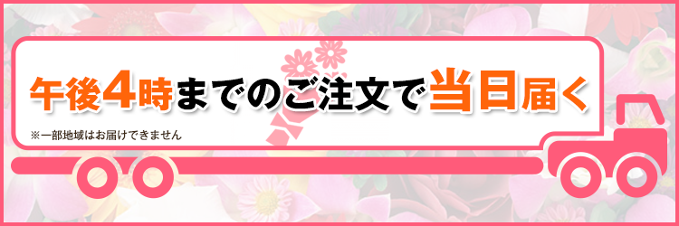 花 花束の当日配達は花急便へ 花キューピット加盟店